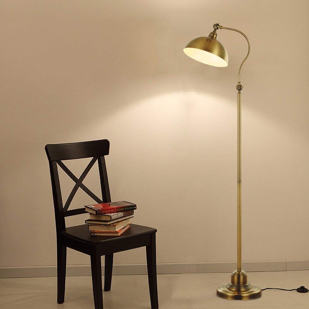 Amazon.co.jp : フロアスタンドライト, モダンアンティーク真鍮調節