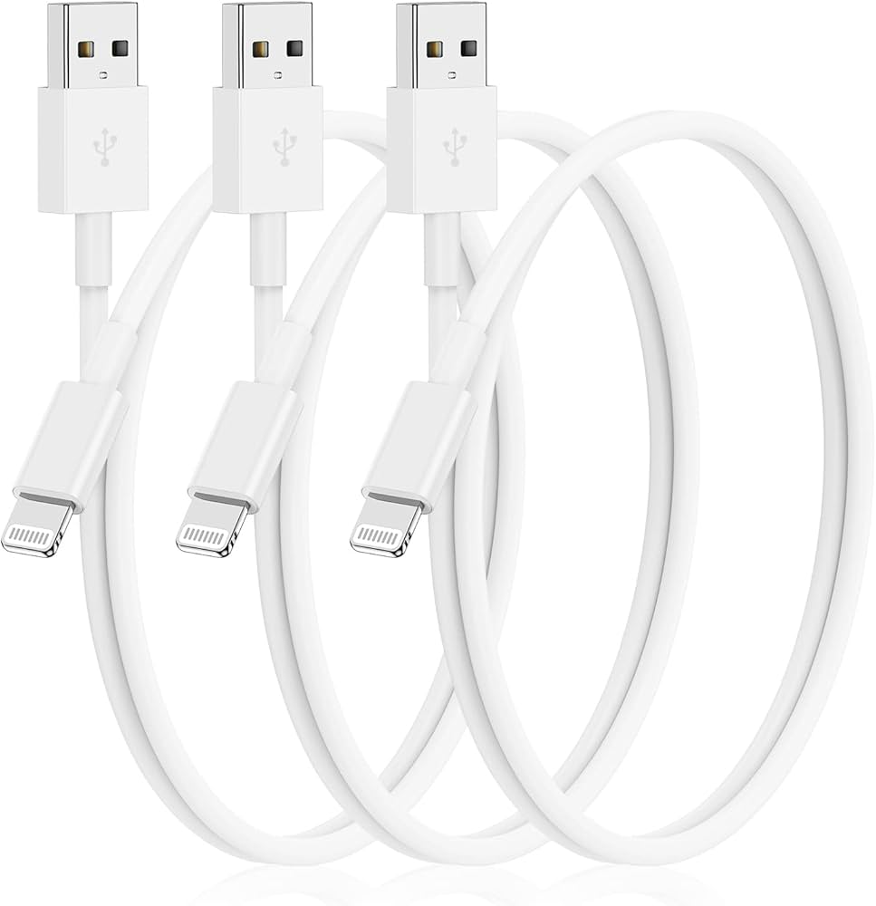 Amazon.com: 3Pack for [Apple MFi Certified] iPhone Charging Cable