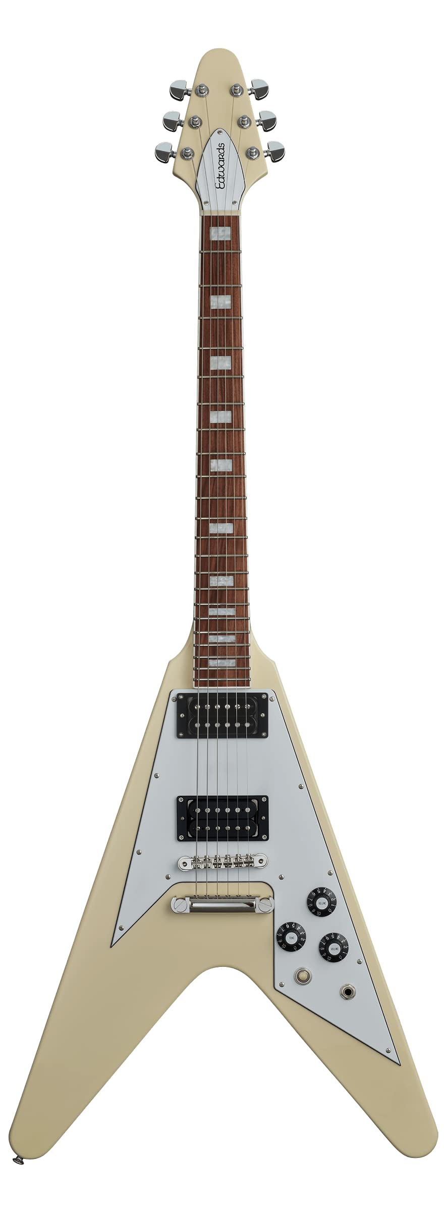 Amazon | EDWARDS エドワーズ E-FV-LTD Vintage White エレキギター