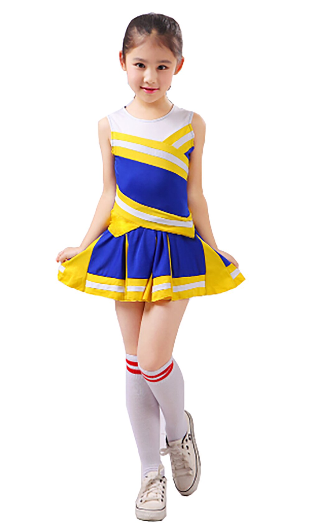 Amazon.co.jp: [TRVELBETT] キッズダンス キッズ チアガール 衣装 チア