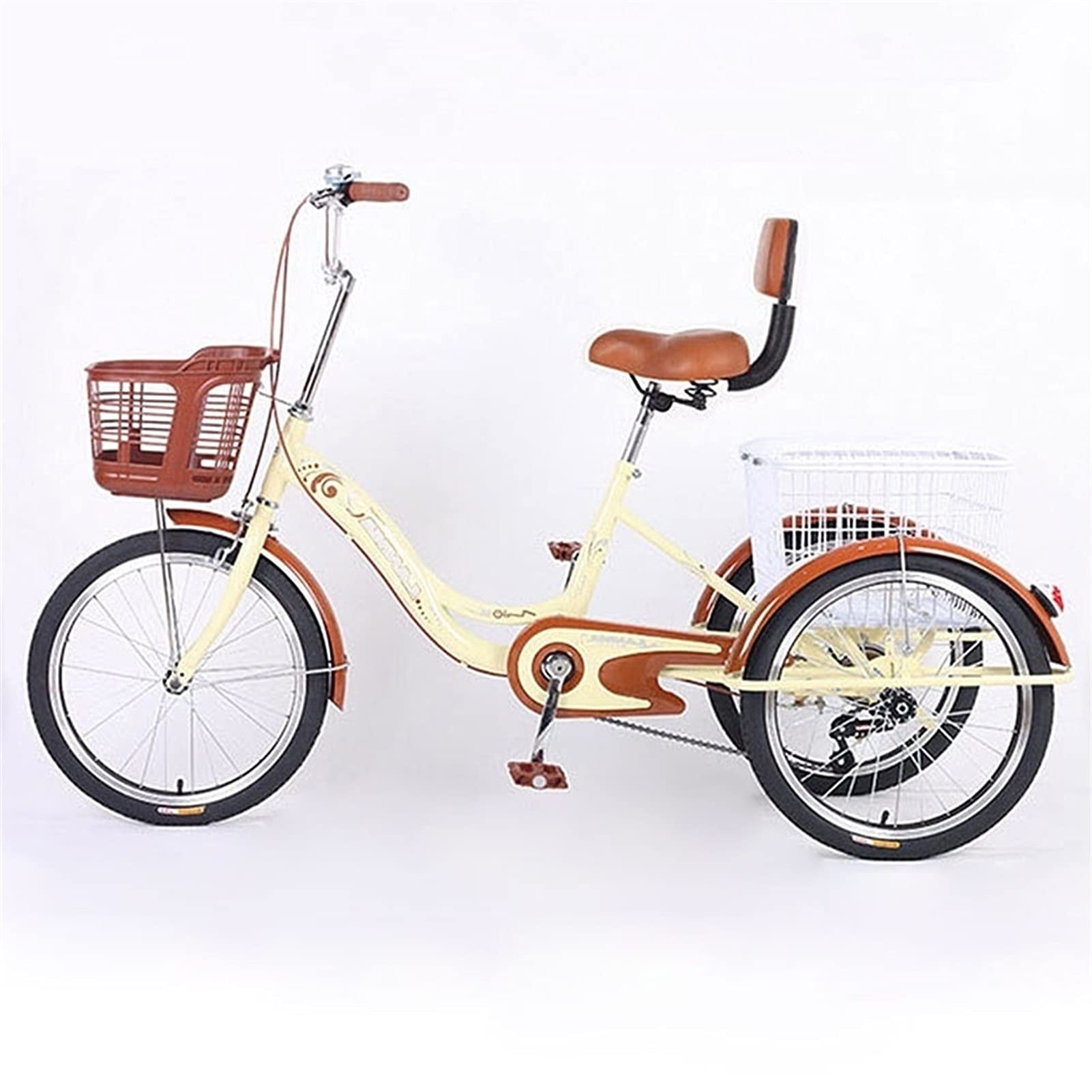 三輪自転車 前2輪自転車 グレー 後部バスケット付き 楽天市場】三輪