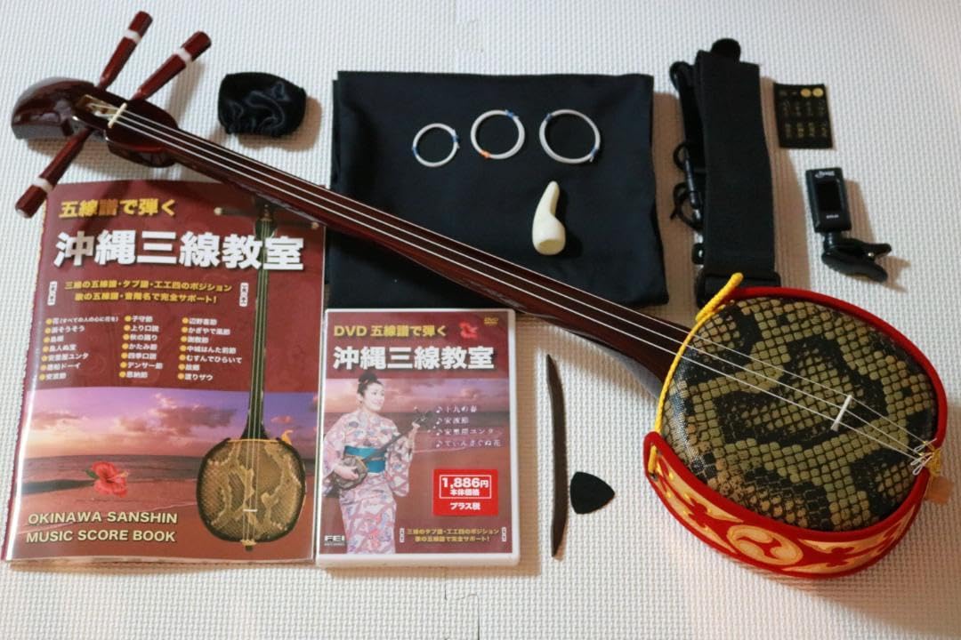 ちえ 三線 三味線 沖縄三線 教本 工工四 セット ちえ 三線 三味線 沖縄