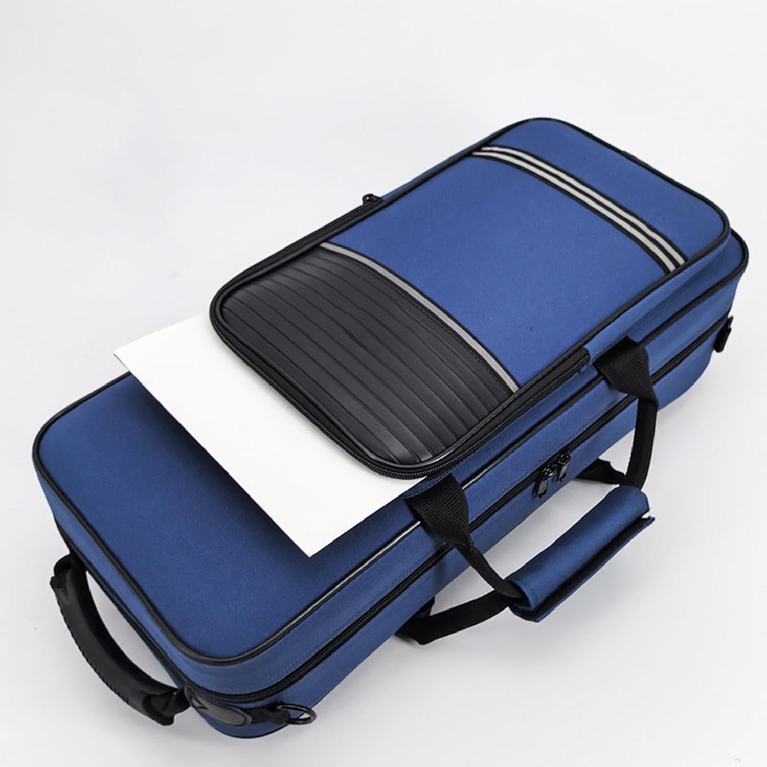 トランペットケース 青 バックパックストラップ付き 新デザイン