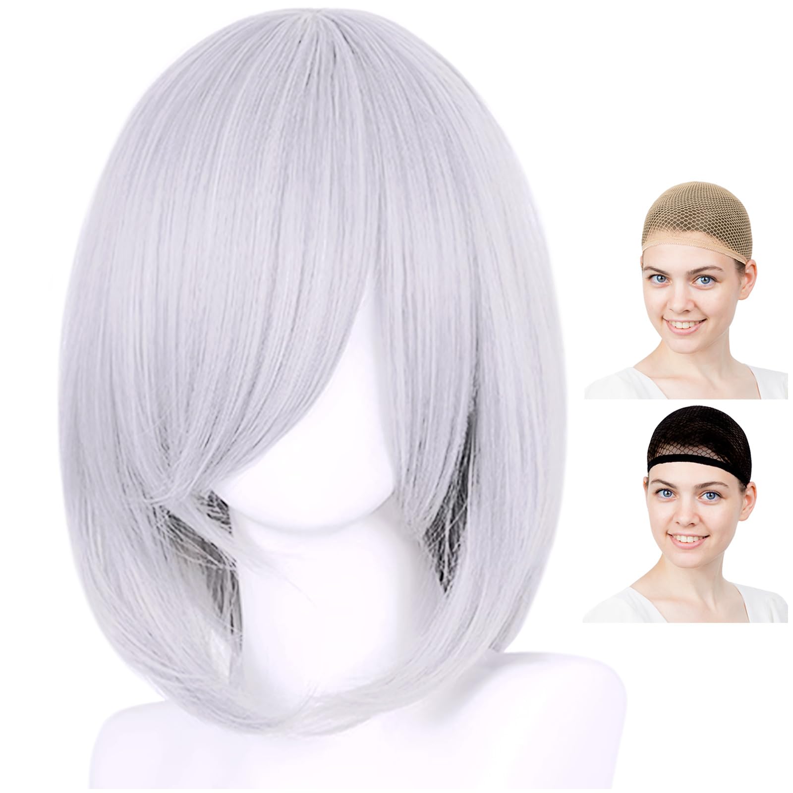 Amazon.co.jp: CaseEden コスプレ ウィッグ プレミアム さらさら 40cm