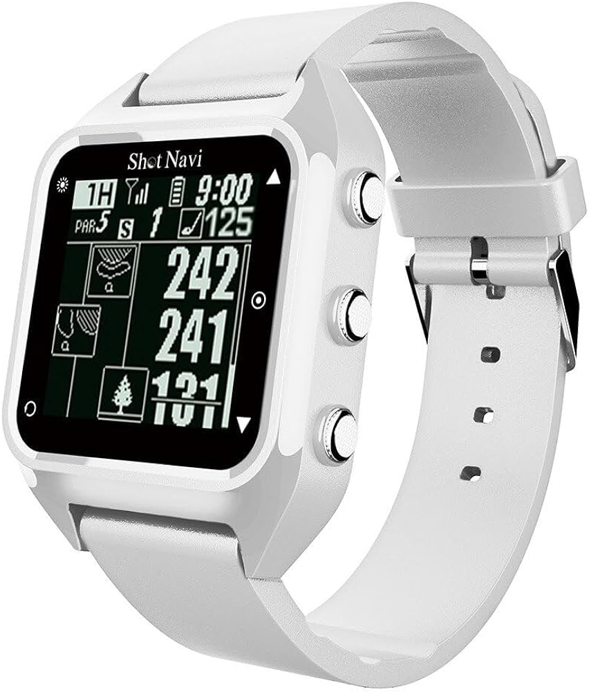 ショットナビ Evolve SE 腕時計型 GPSナビ ホワイト ショットナビ