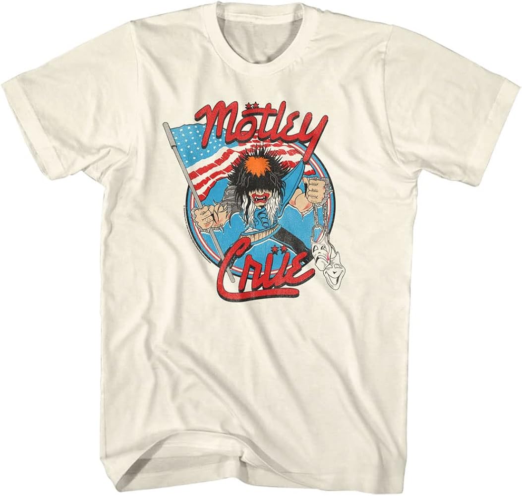 American Classics Men's Motley Crue Theatre of Pain Tour 80s Music