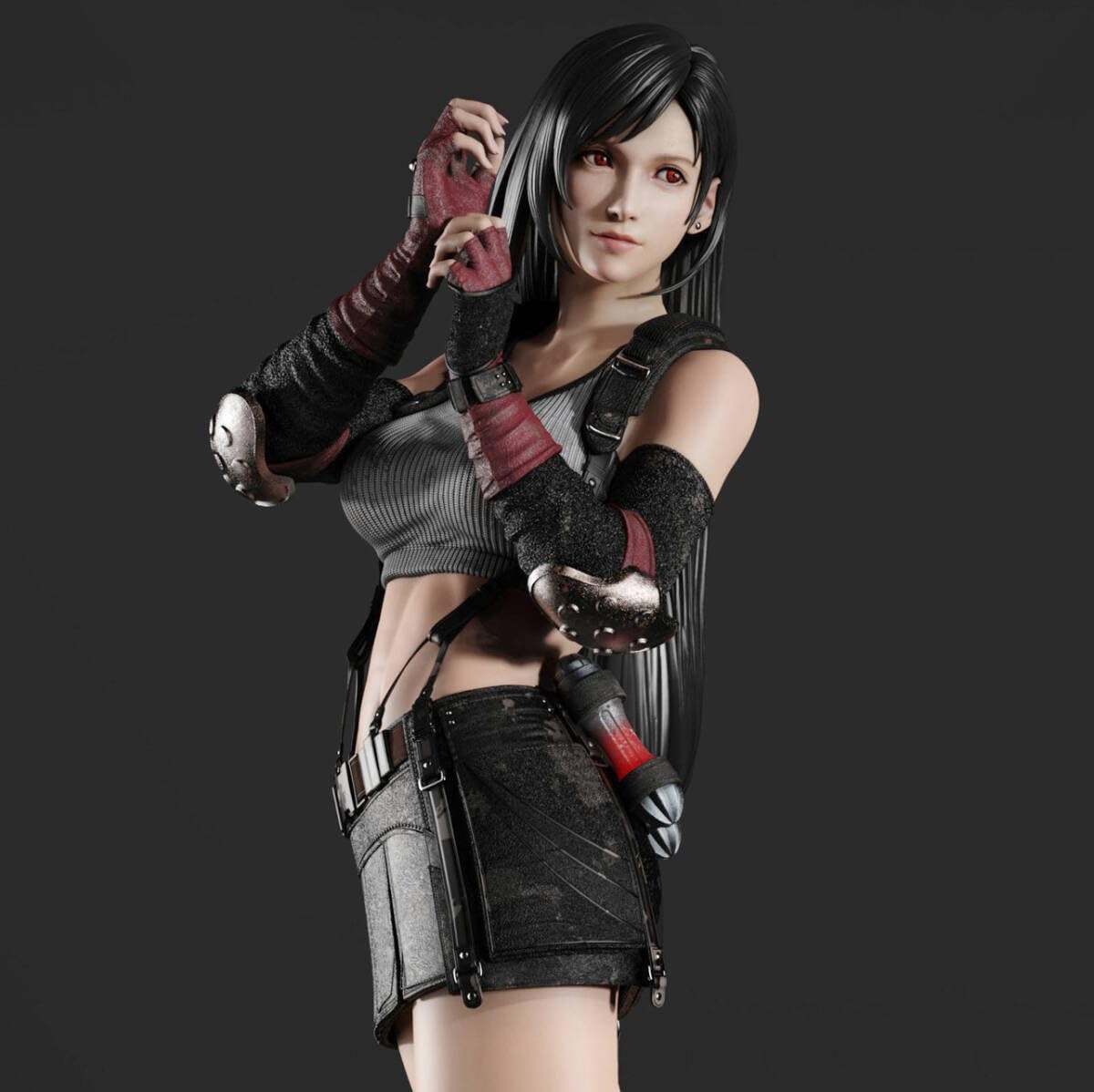 Amazon | FFVII ティファ ロックハート 高さ58cm 完成品フィギュア 高