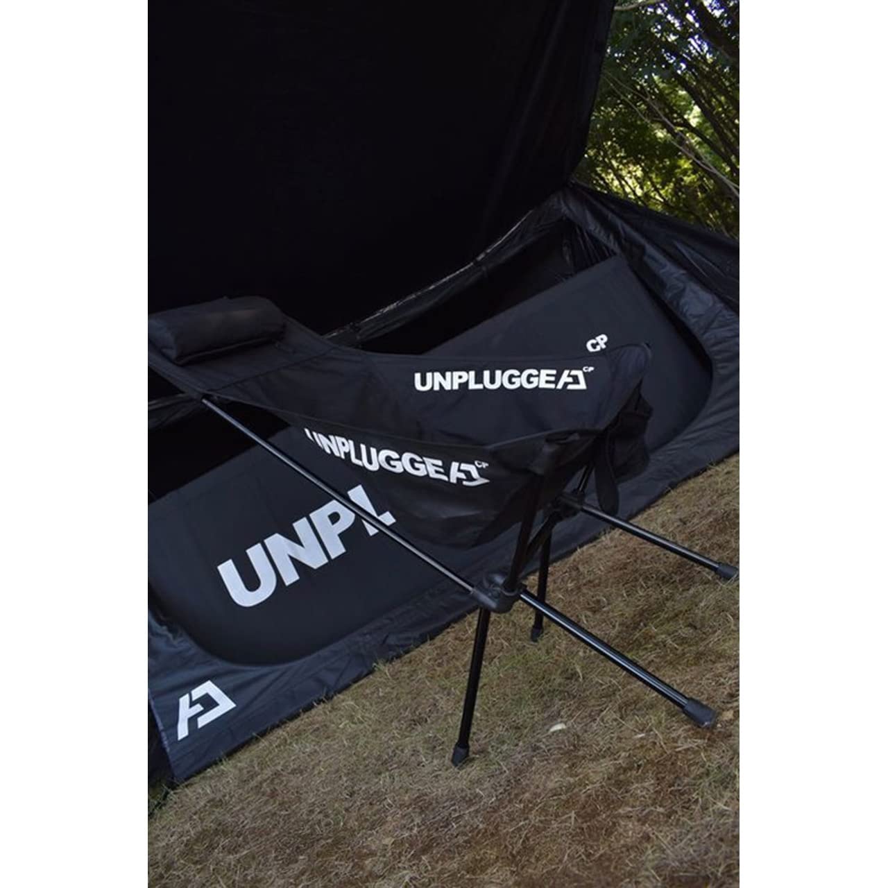 アンプラグドキャンプ SIT ハイバックチェア ブラック Amazon.co.jp