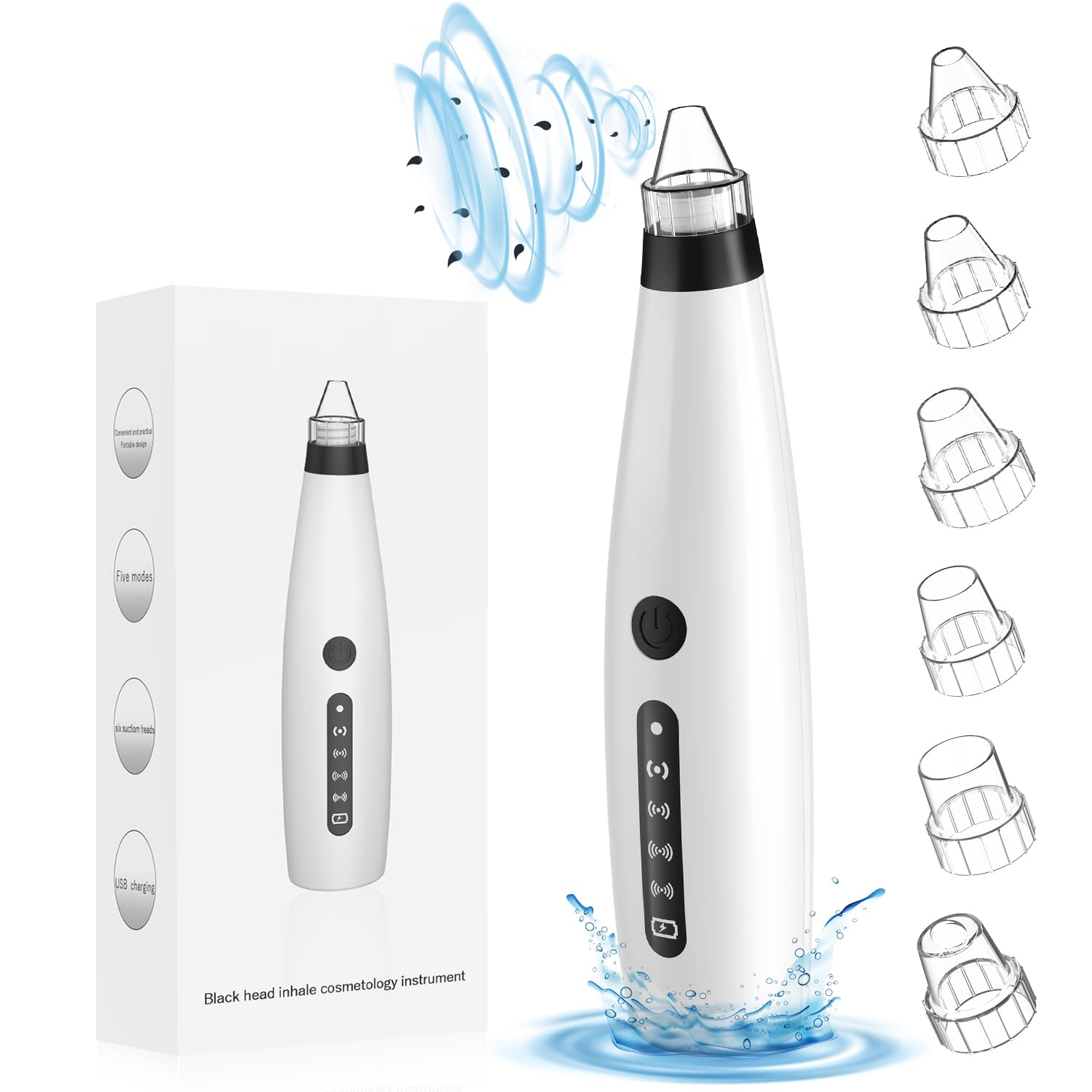 Amazon.co.jp: 【2024年登場】毛穴吸引器 毛穴洗浄 毛穴ケア 6種類吸引