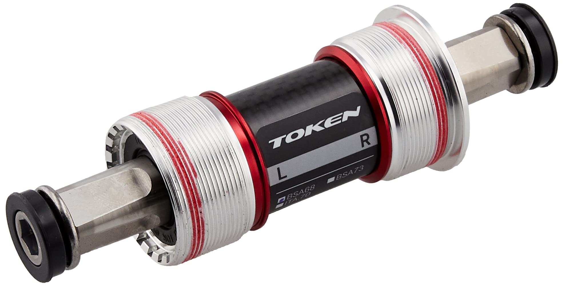 Amazon | トーケン TK868CT JIS(シマノ)スクエアテーパーBB シルバー