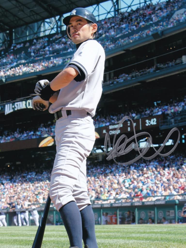 Amazon.co.jp: イチロー 直筆 サイン 入り 8×10 ポスター 写真 ミルク