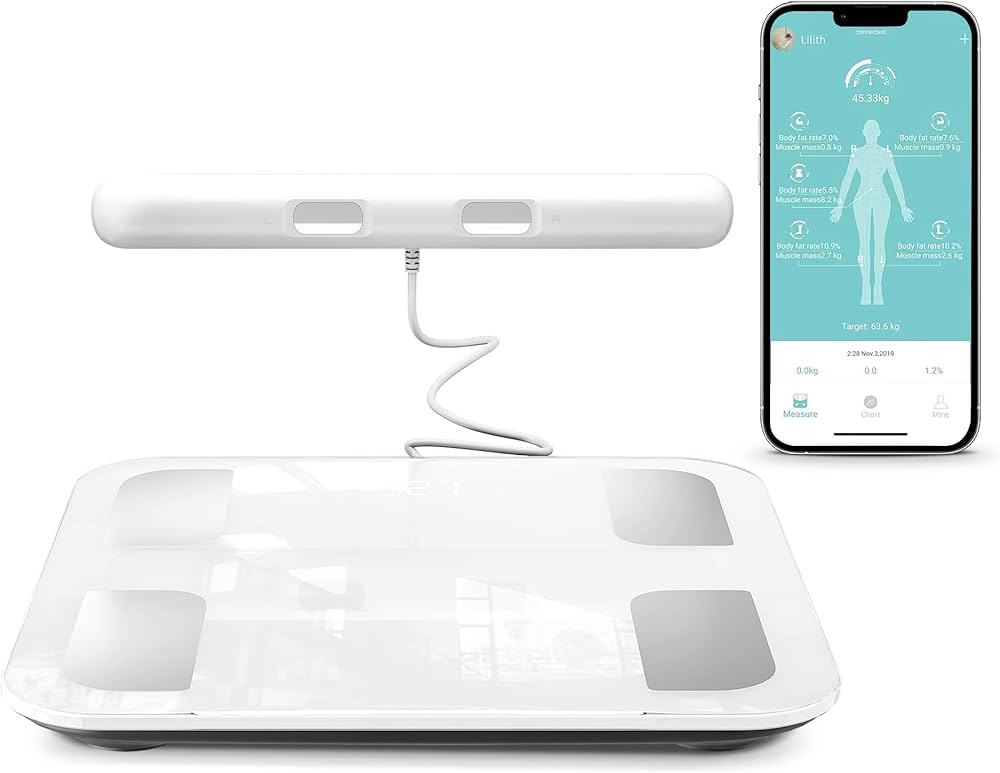 Amazon.co.jp: 体重計 体組成計 体脂肪計 両手両足測定タイプ 8つの