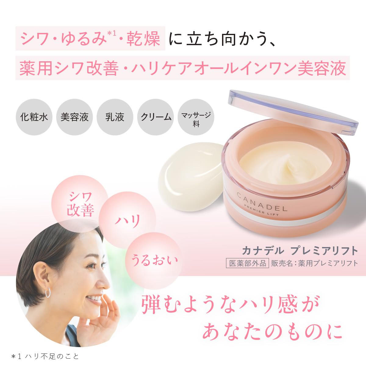 Amazon.co.jp: 【医薬部外品 ハリケア・シワ改善】 CANADEL プレミア