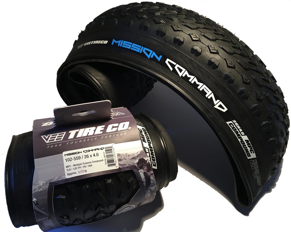 Amazon.com : Vee - Pair of 2 Vee Rubber 26x4.0 Mission Command Fat