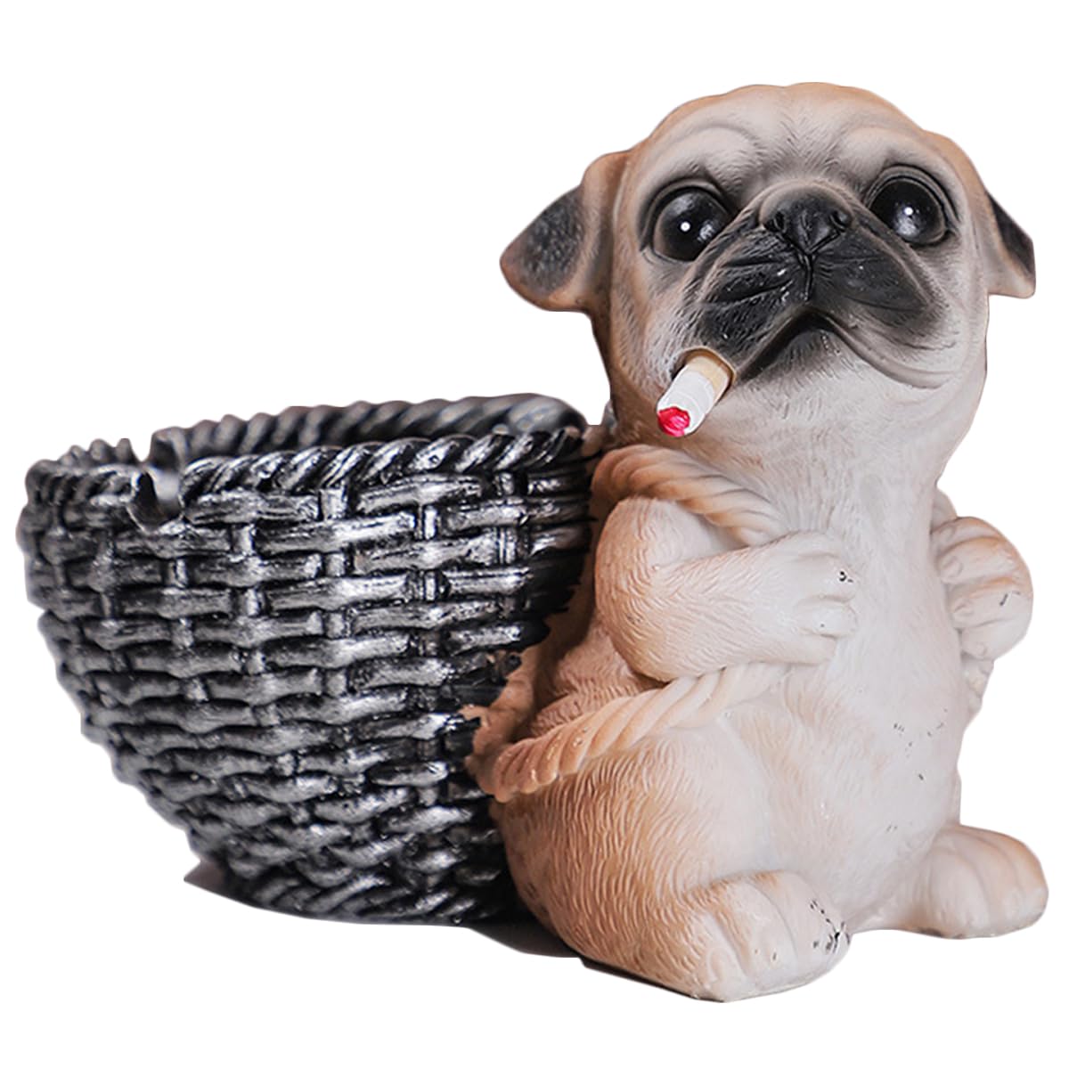 Amazon.co.jp: JARPSIRYクリエイティブ灰皿 樹脂製 フレンチブルドッグ