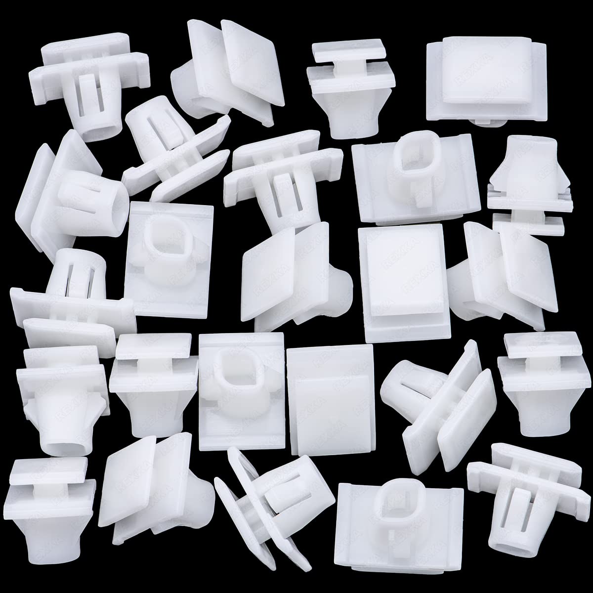 Amazon.com: Rexka 25pcs Lower Outer Door Weatherstrip Clip for