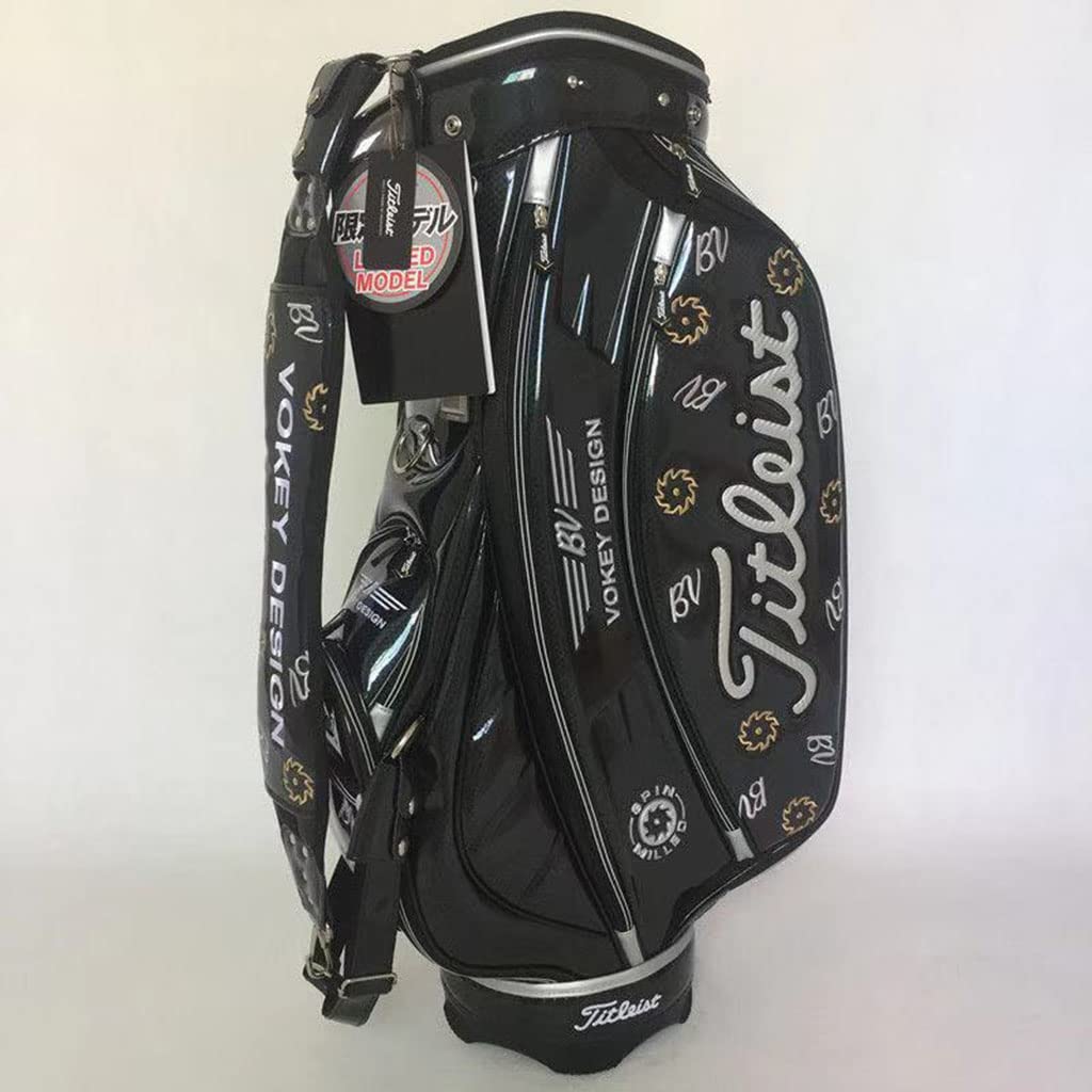 Amazon | LEMMAN キャディバッグ PUレザー スポーツゴルフバッグ