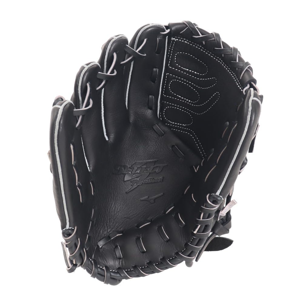 希少ミズノ軟式用ブラック&パープル&ホワイト美品グローブ Amazon