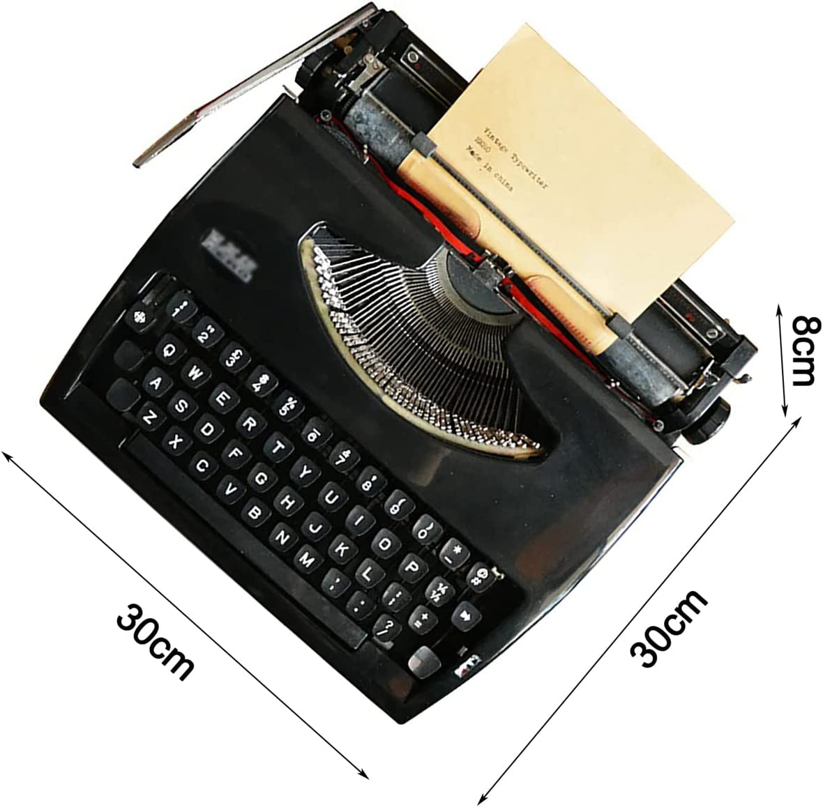 Amazon.co.jp: 伝統的な昔ながらの機械式英語タイプライター、1980