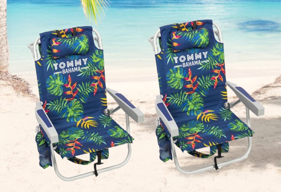 Amazon.co.jp: Tommy Bahama バックパック ビーチチェア 2パック