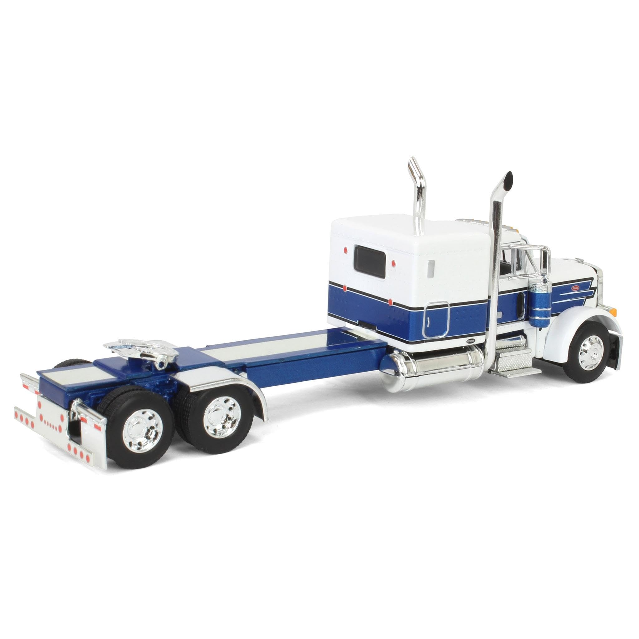 Amazon.com: DCP 1/64 Peterbilt 379 with Stepdeck Trailer, Blue