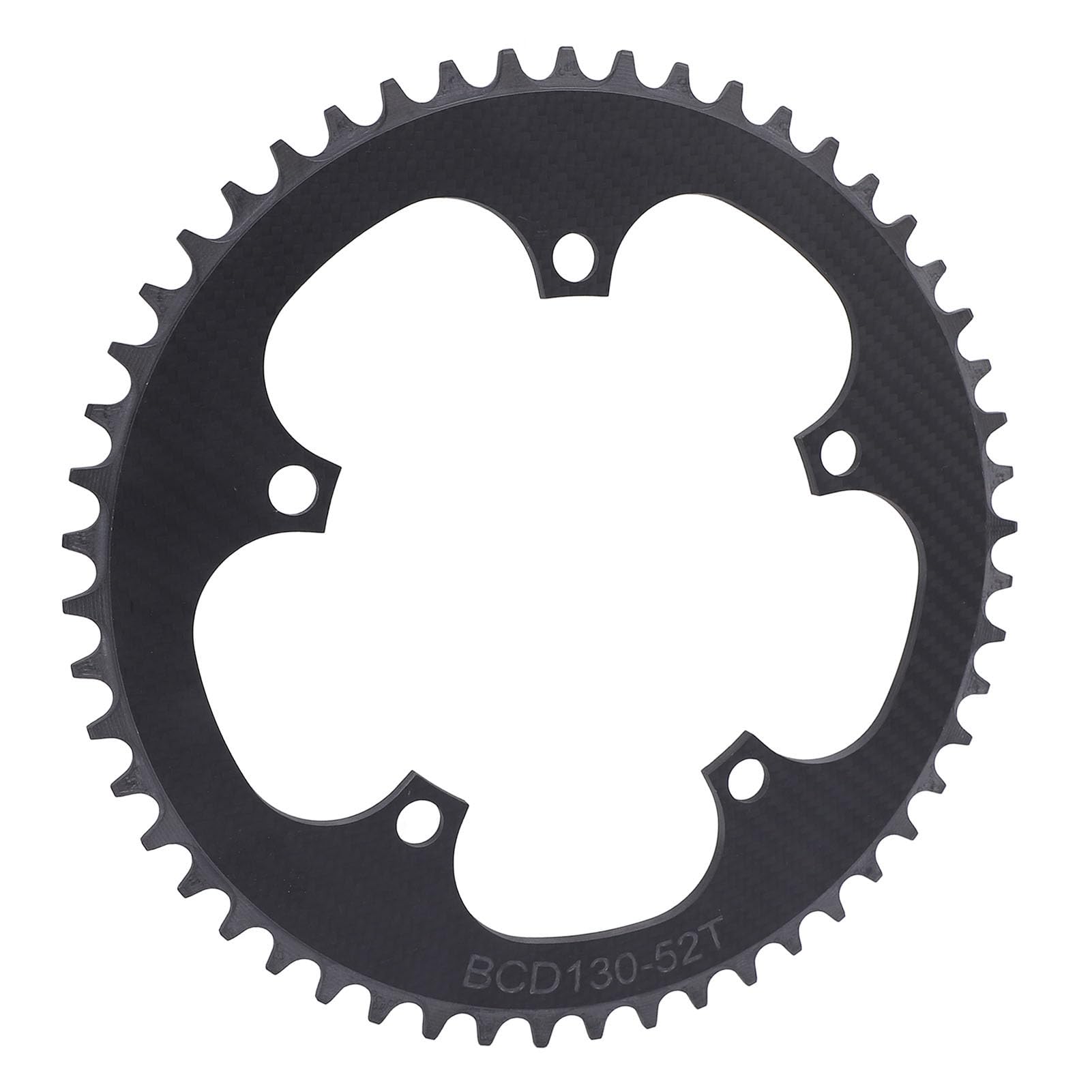 Amazon.co.jp: サイクルチェーンリング フルカーボンファイバー 130BCD