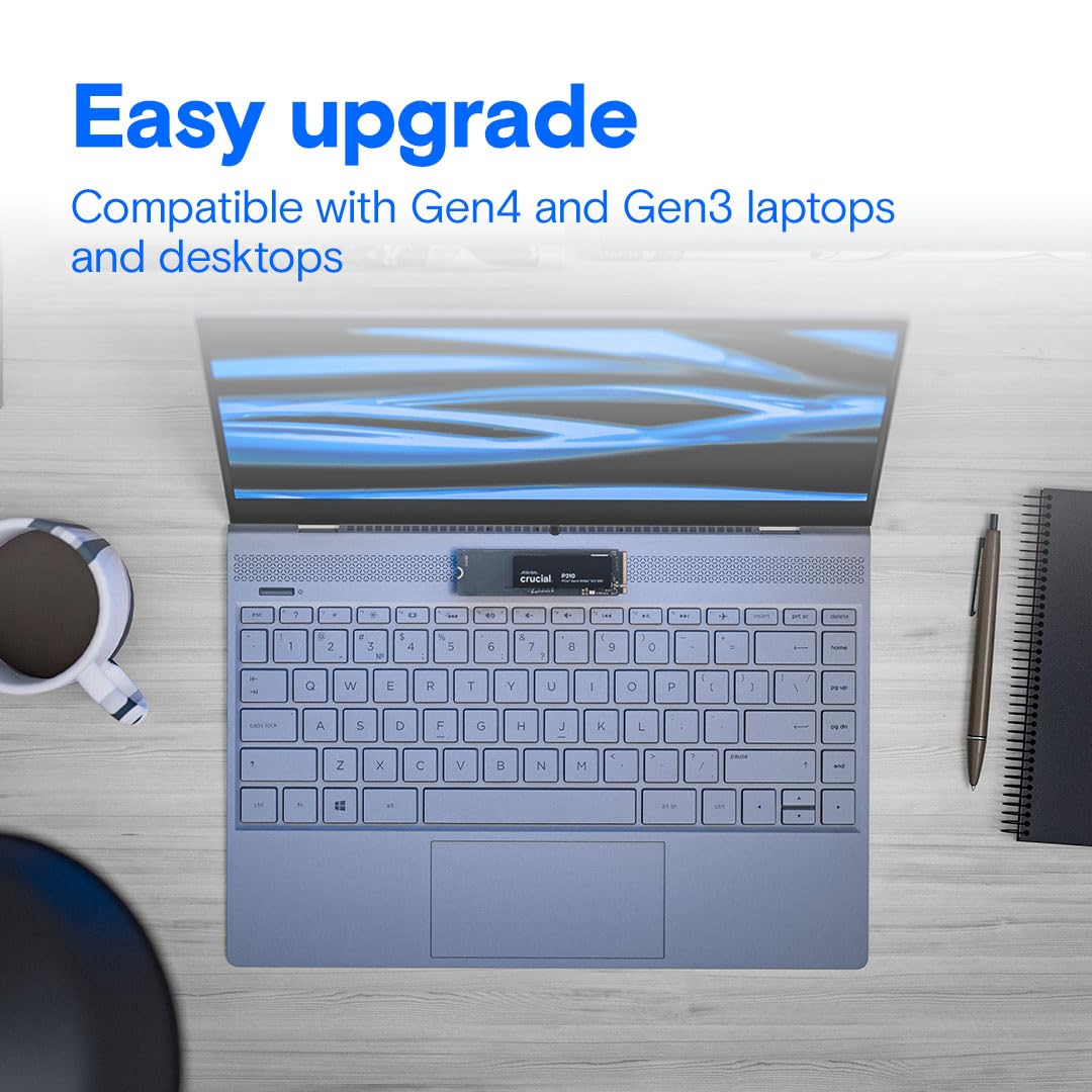 Amazon | Crucial P310 1TB SSD PCIe Gen4 NVMe M.2 2280 最大7,100MB