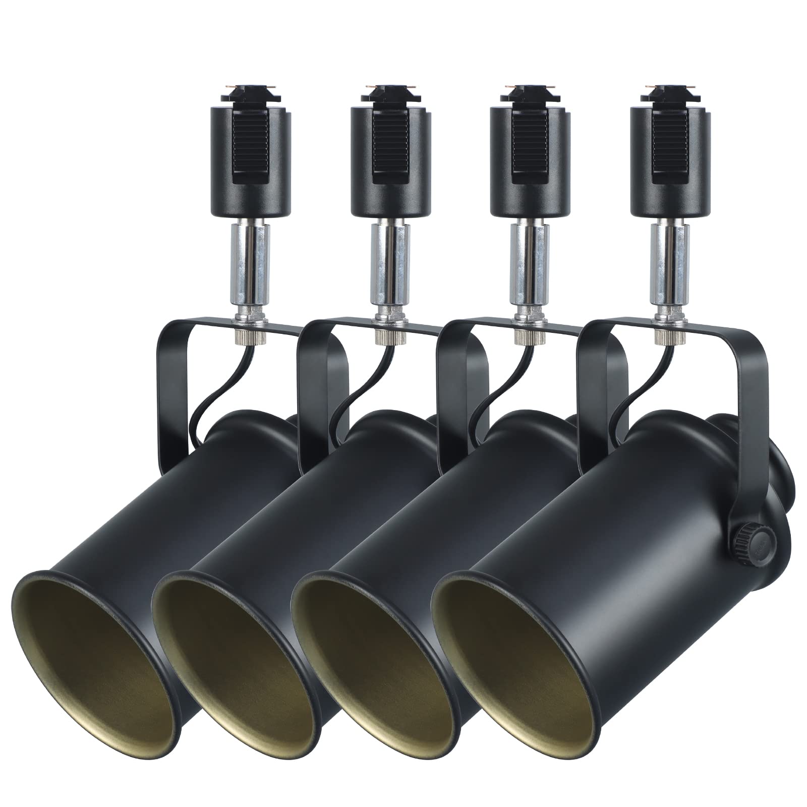 Amazon.co.jp : 共同照明 4個セット ダクトレール用スポットライト E26