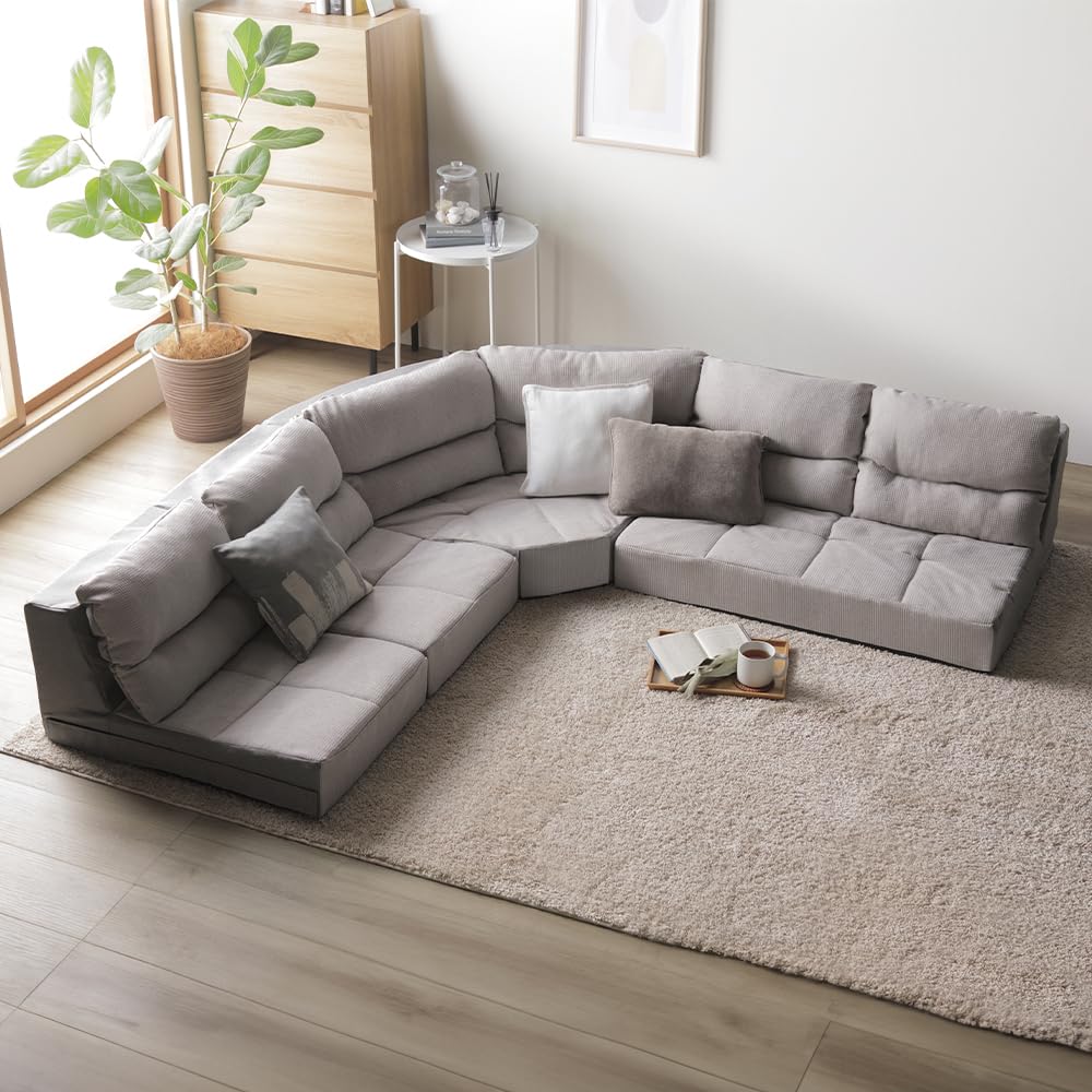 Amazon.co.jp: ソファー ローソファー 4人掛け 5人掛け コーナーソファ