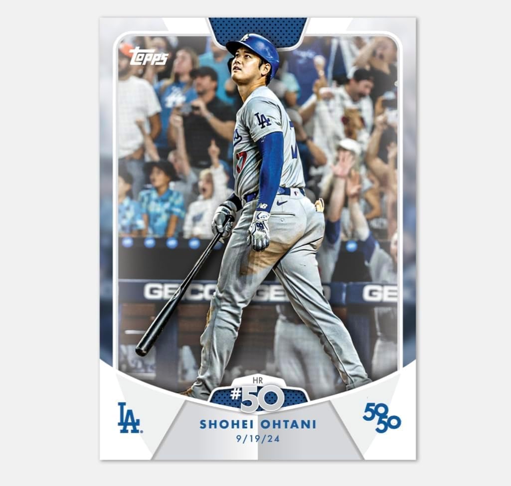 Amazon.co.jp: 2024 Topps 50/50 大谷翔平 10パック入りボックス (2024