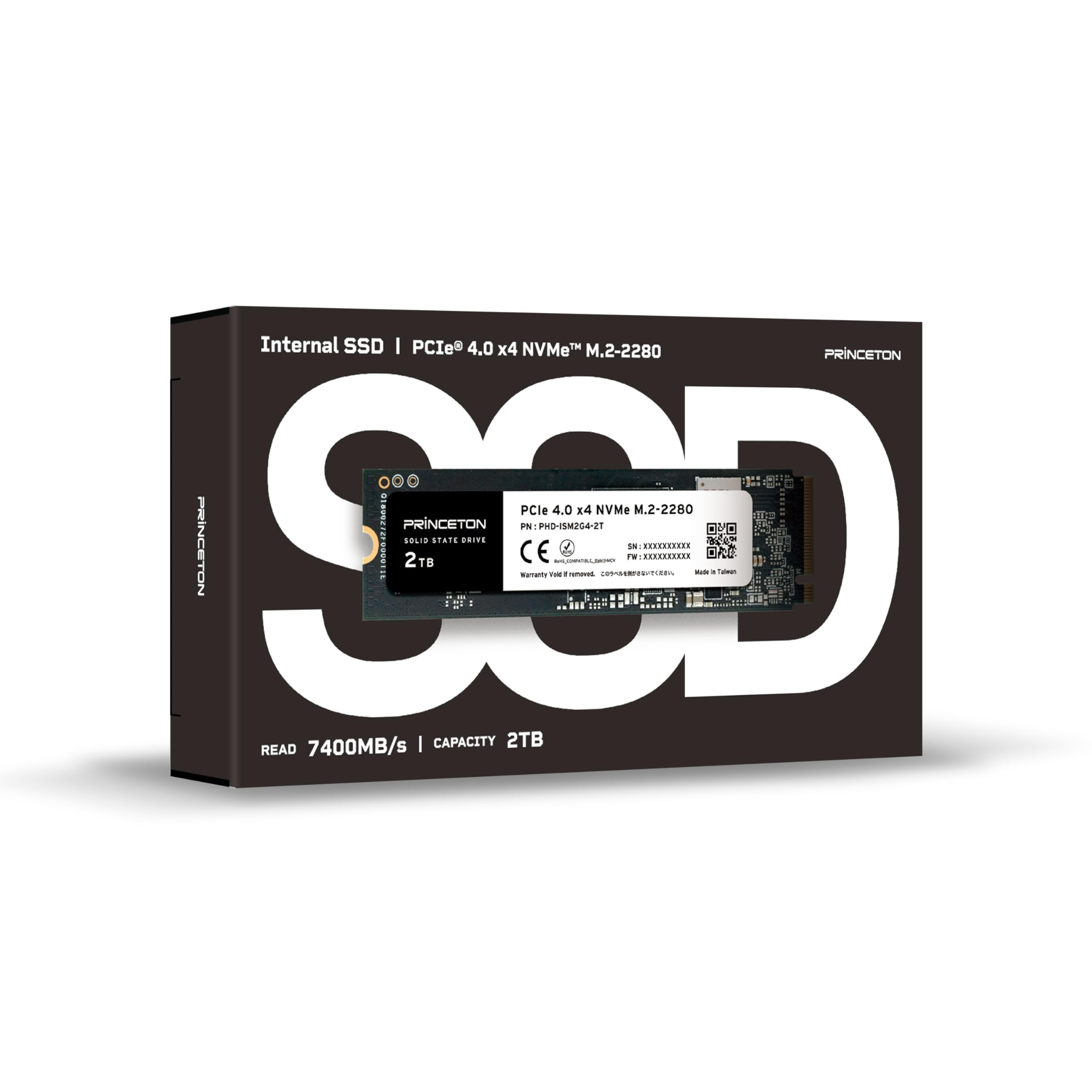 Amazon | プリンストン 内蔵 SSD 1TB PCIe Gen 4.0 x4 NVMe 連続