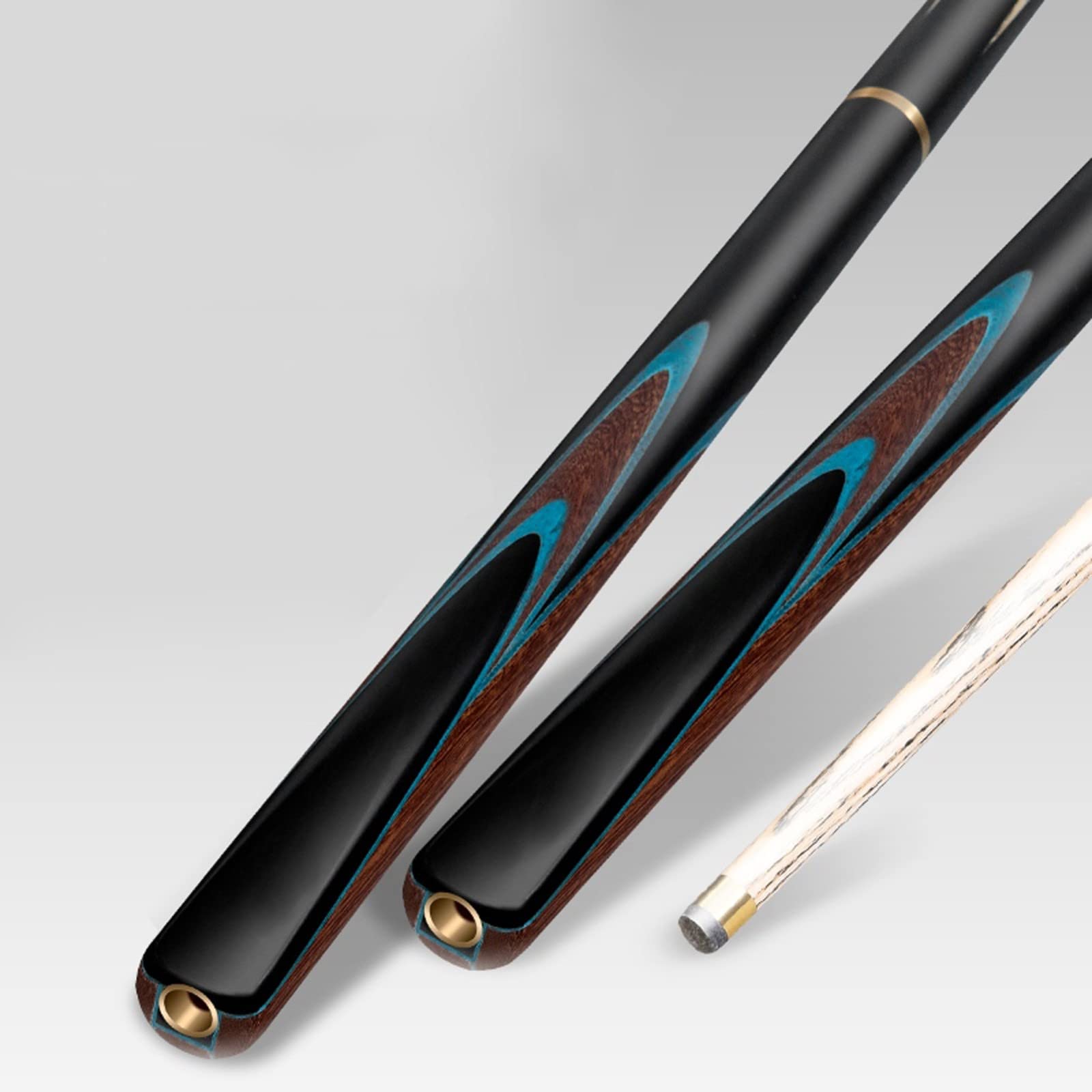 ビリヤードキュー 木製 ストライプ模様