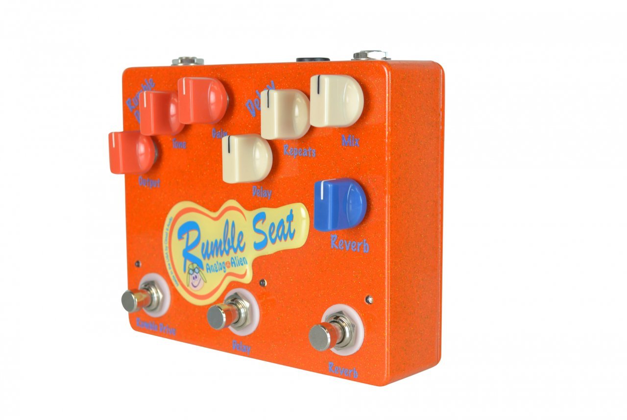 Amazon.com: Analog Alien Rumble Seat Overdrive/Delay/Reverb Pedal