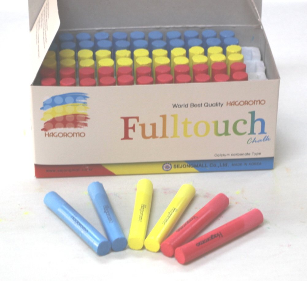 Amazon | [羽衣]HAGOROMO フルタッチチョーク3色セット（赤、黄、青