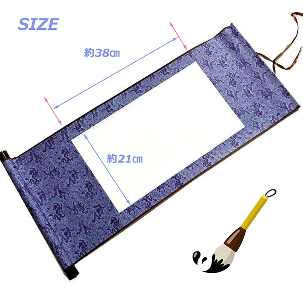 Amazon.co.jp: [bellarino] 掛け軸 無地 書道 巻物 掛軸 書道紙 白抜き