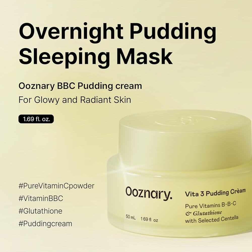 Amazon.com: OOZNARY Vita 3 Pudding Cream with Vitamin C