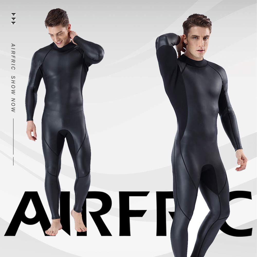 Amazon | Airfirc ウェットスーツ 3mm フルスーツ サーフィン メンズ