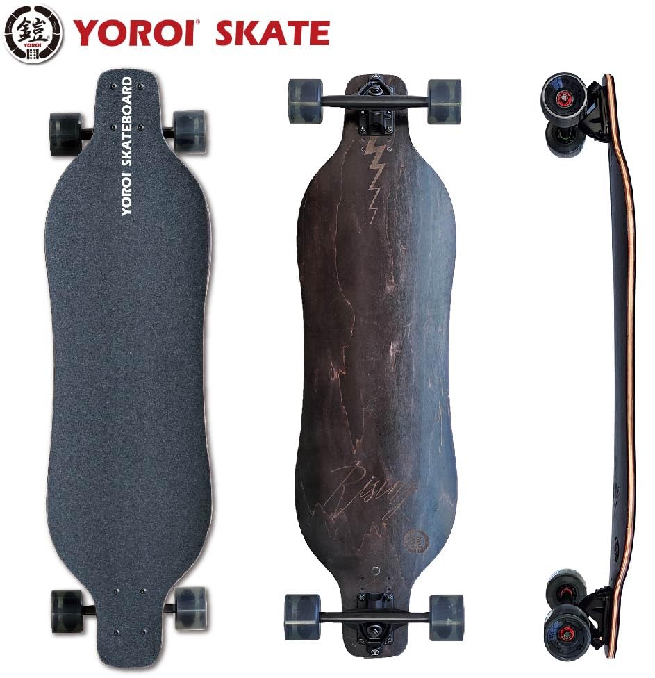 Amazon | YOROI SKATEBOARD RISING 36PW ヨロイライジン鎧雷神ブラック