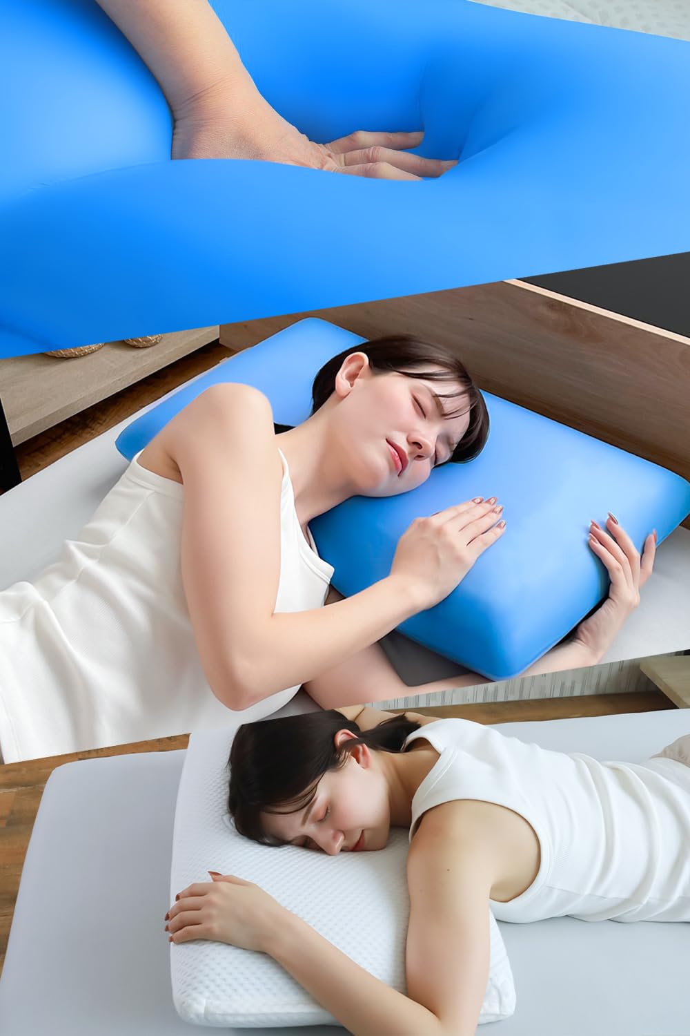 Amazon｜ブルーブラッド3D体感ピロークラシック テンセルカバー付き 枕