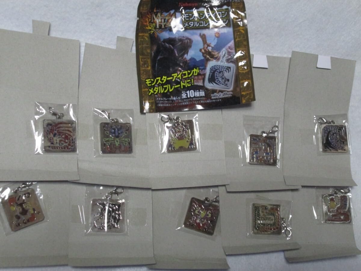 モンスターハンターMONSTERHUNTER メタルチャームキーホルダーフィギア