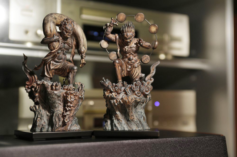 Amazon.co.jp: イスム TanaCOCORO[掌] 風神 仏像 フィギュア ポリ