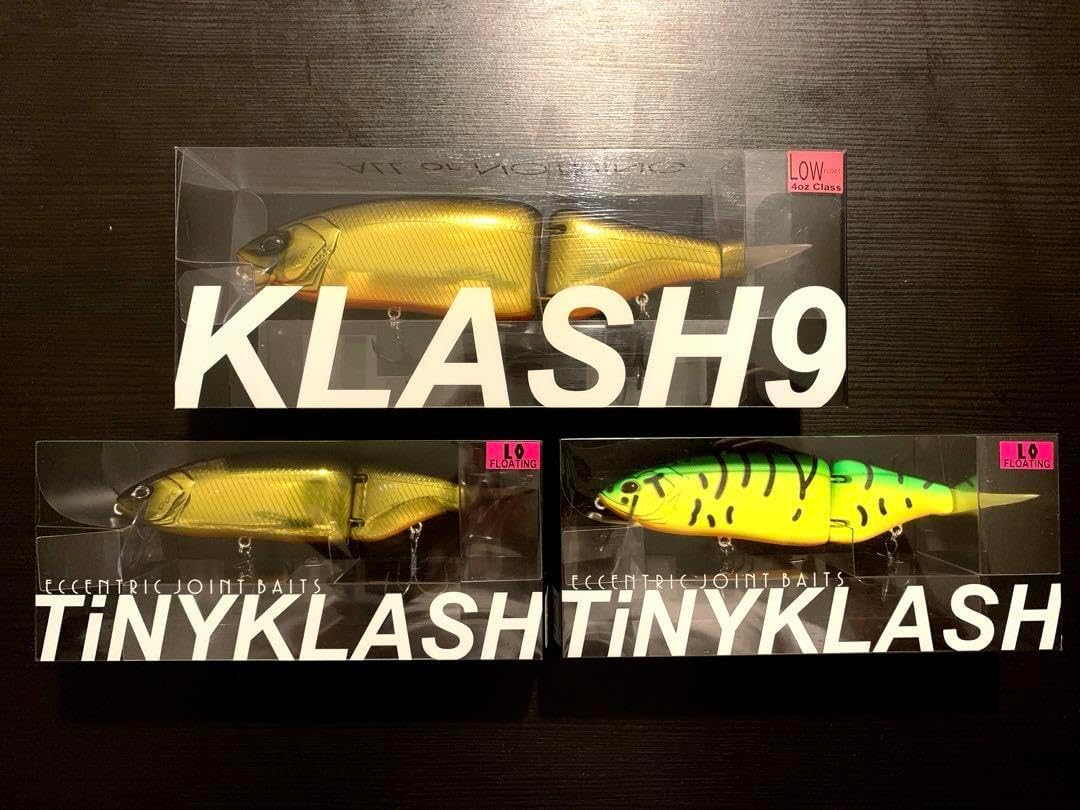 TiNYKLASHとKLASH9 DRTテールつき3点セット TiNYKLASHとKLASH9 DRT