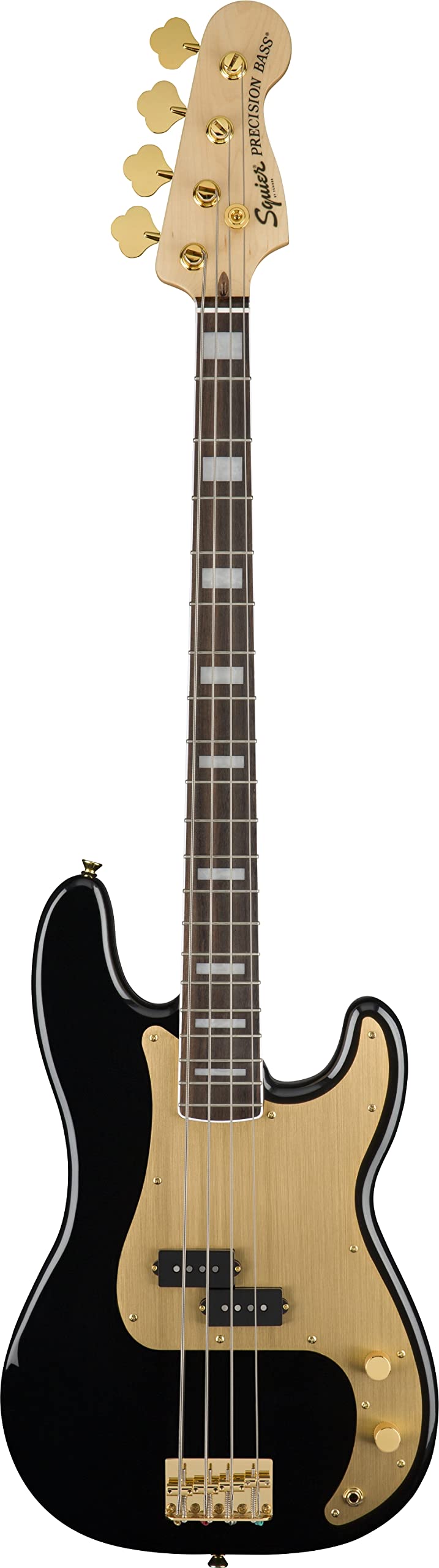 Amazon | Squier by Fender 40th Anniversary Precision Bass Gold