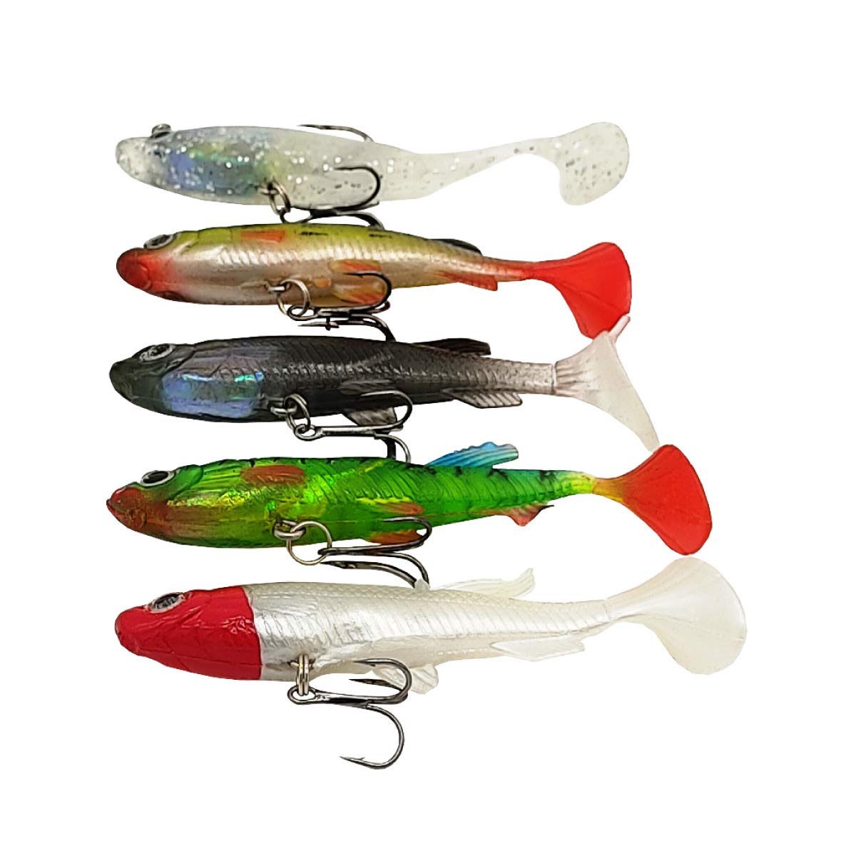 Amazon.co.jp: オルルド釣具 スイムシャッドB 12g 7.5cm 5色 5個セット