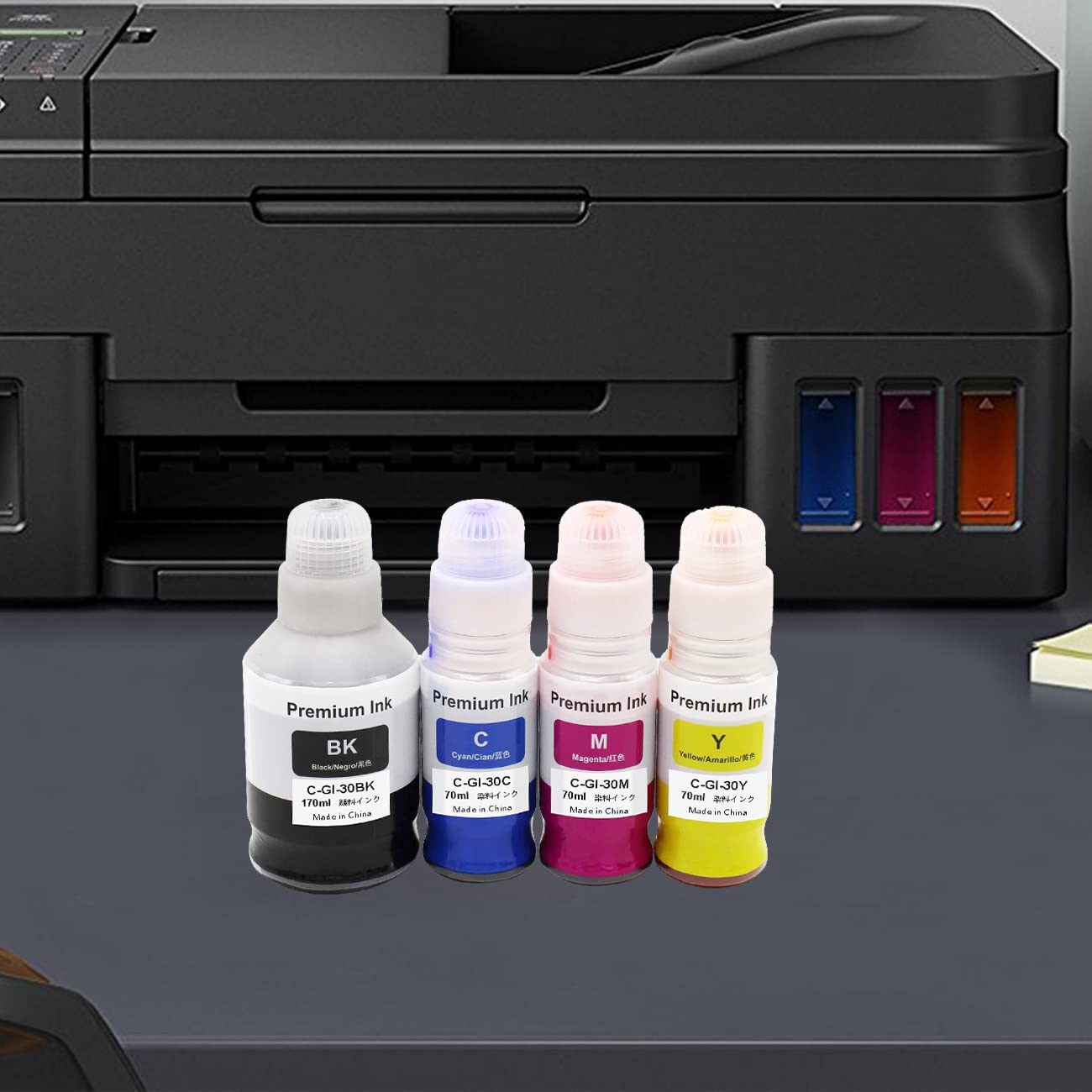 Amazon.co.jp: キャノン用 GI-30 4色セット GI-30PGBK GI-30C GI-30M