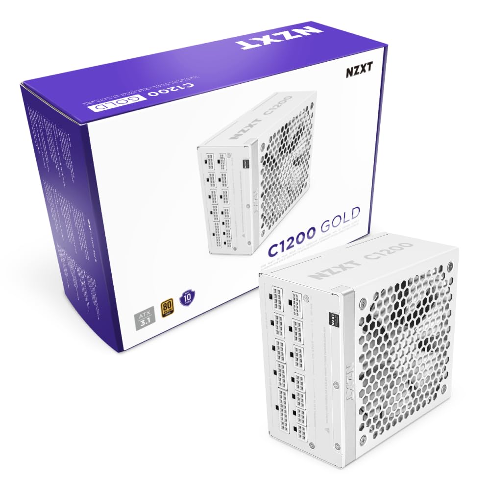 Amazon.com: NZXT C1200 Gold ATX 3.1 - Fully Modular Low-Noise PC