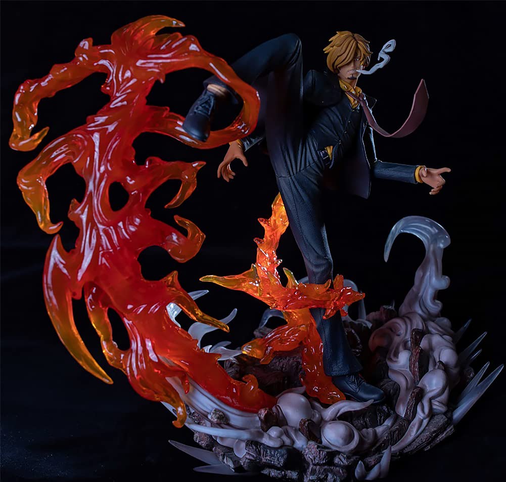 Amazon.co.jp: 黒足のサンジ Vinsmoke Sanji 黒いスーツと ディアブル