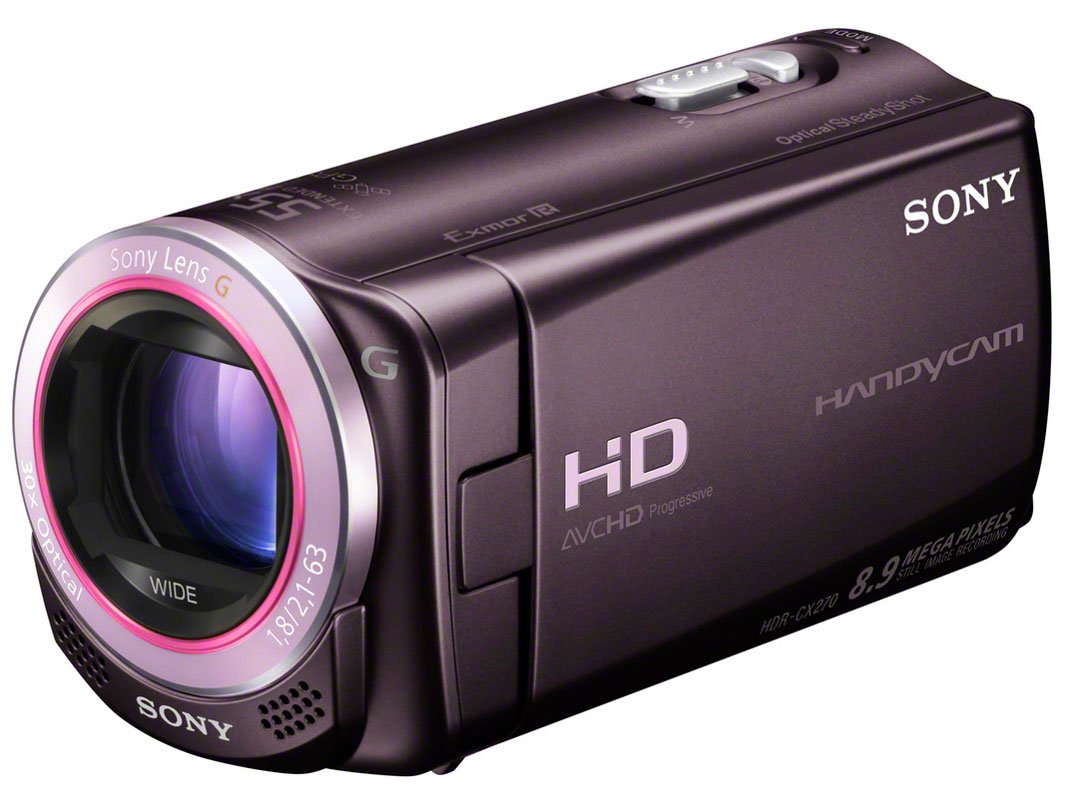 Amazon | SONY HDビデオカメラ Handycam CX270V ボルドーブラウン HDR