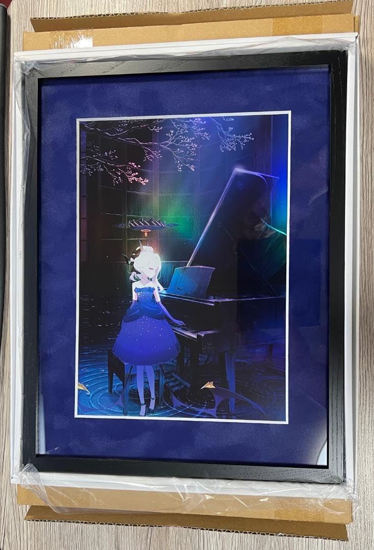 額装イラスト「陽ひらく彼女たちの小夜曲」(オーロラ加工) ブルアカ