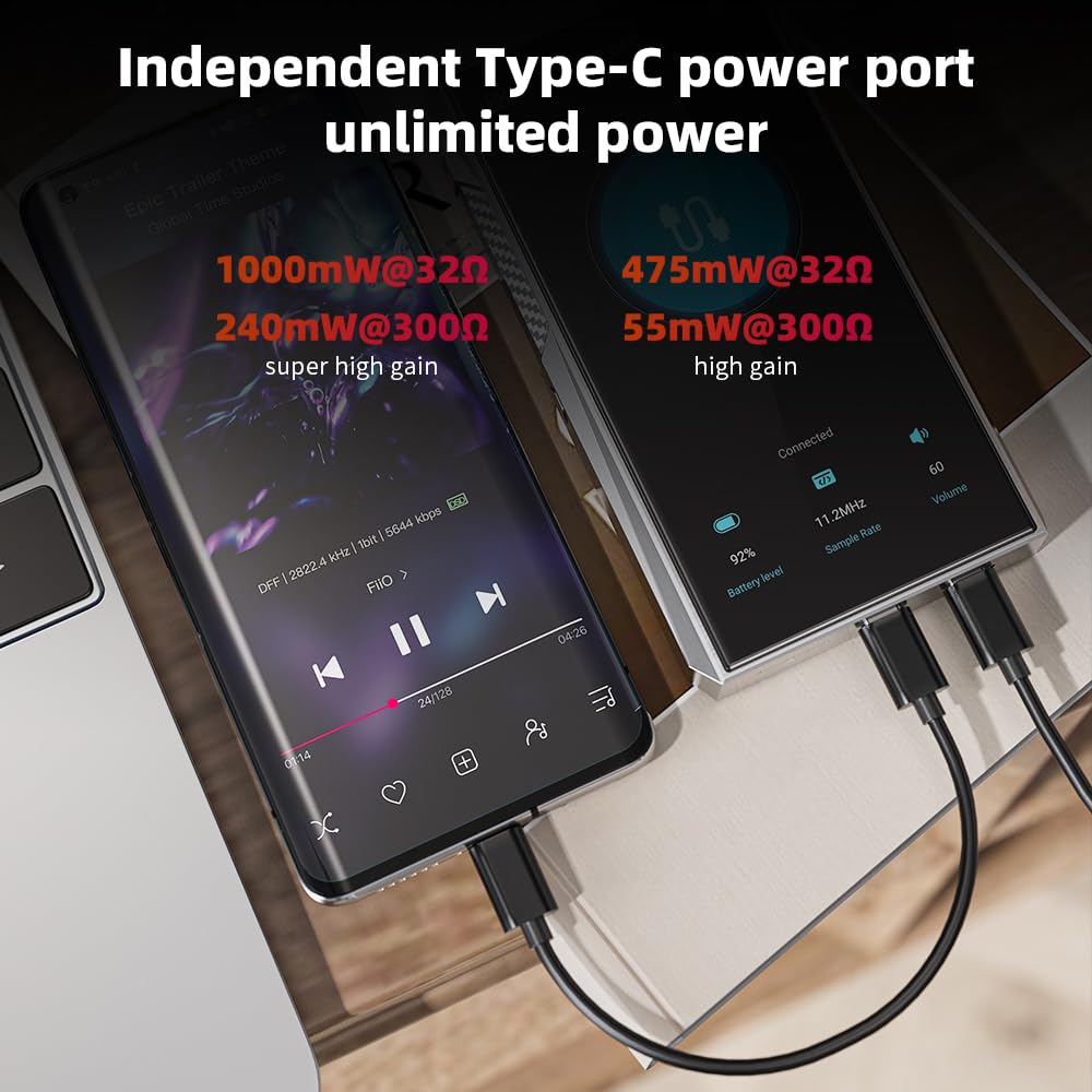 Amazon.com: FiiO M23 Hi-Res MP3 Music Player Android 10 Snapdragon